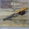 Vintage W. Marples & Sons Carpenter’s 3/4” Firmer Chisel - Sharpened Honed