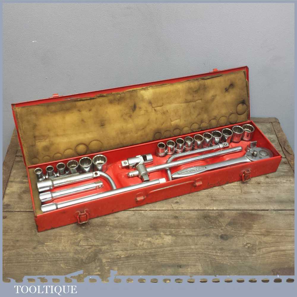 Vintage Gordon Socket Set and Accessories - Mechanics Tools