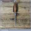 Vintage Carpenter’s 1/4” Heavy Duty Flat Firmer Chisel - Sharpened Honed