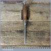 Vintage Carpenter’s 1/4” Heavy Duty Flat Firmer Chisel - Sharpened Honed