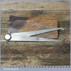 Rare Vintage Melhuish Magna Charta 5” Internal External Steel Caliper Divider Rare Vintage Melhuish Magna Charta 5” Internal External Steel Caliper Divider