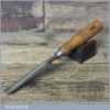 Vintage Sorby Carpenter’s 9/16” Gouge Chisel Broad Arrow 1942 - Sharpened Honed