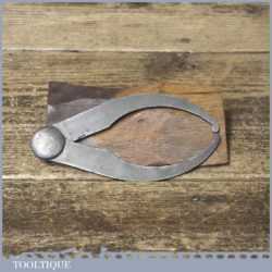 Vintage Fancy Leg 4 ½” Outside Calipers Bulbous Tips - Fully Refurbished