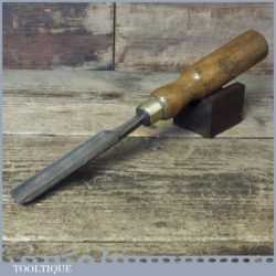 Vintage Thomas Ibbotson Carpenter’s 3/4” Gouge Chisel - Sharpened Honed