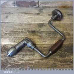 Vintage Stanley No 73 Carpenter’s Ratchet Brace 10" Swing - Refurbished