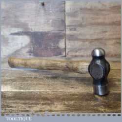 Vintage 2 lb Ball Pein Hammer Wooden Handle - Good Condition