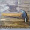 Vintage 1.7 lb Elwell No: 3 Claw Hammer Wooden Handle - Good Condition