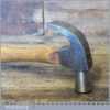 Vintage 1.7 lb Elwell No: 3 Claw Hammer Wooden Handle - Good Condition