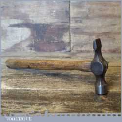 Vintage 1 lb Cross Pein Hammer Wooden Handle - Good Condition