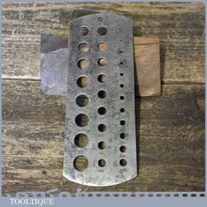 Vintage Brown & Sharpe Mfg USA Wire Gauge Guide - Good Condition