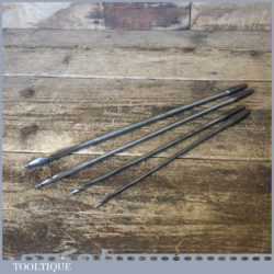 Unusual Vintage Selection 4 No: Assorted Extra Long Twist Gimlet Bits