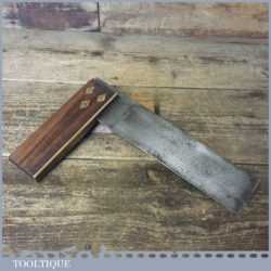 Vintage Marples Carpenters 9” Rosewood Brass Try Square - Good Condition