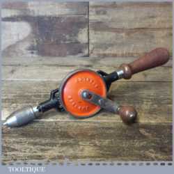 Vintage Stanley No: 803 Double Pinion Egg Beater Hand Drill - Good Condition