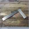 Vintage Moore & Wright 6" Engineer’s Precision Set Square Broad Arrow 1952