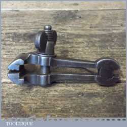 Vintage R. Timmins & Sons Spring Loaded Cast Steel Hand Vice