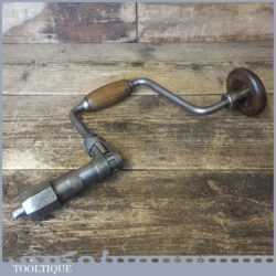 Vintage Skinner Tool Co Carpenter’s Ratchet Brace 10" Swing - Refurbished