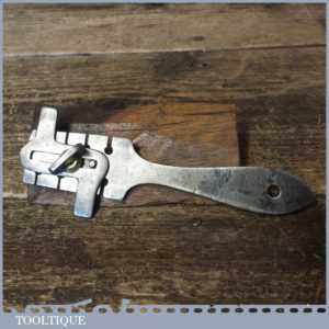 Vintage Cast Steel Saw Wrest And Guide - Good Condition