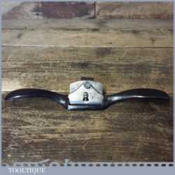 Vintage Stanley Rule & Level USA Flat Soled Metal Spokeshave - Refurbished