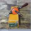Vintage Boxed Stanley No: 805 Single Pinion Egg Beater Hand Drill