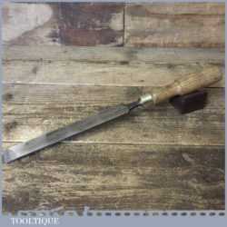 Vintage W. Marples & Sons Pattern Makers 1” Firmer Paring Chisel - Sharpened