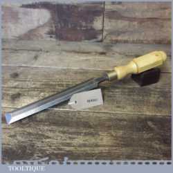 Vintage Marples Pattern Makers 1” Bevel Edge Paring Chisel - Broad Arrow 1952