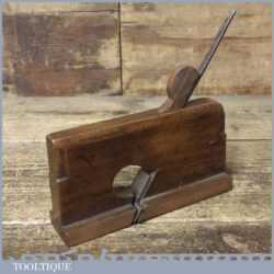 Antique Griffiths Norwich Coachmaker’s Beech T Rabbet Plane - Good Condition