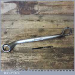 Large Vintage King Dick 3/4” x 7/8” Whitworth Ring Spanner - Good Condition