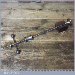 Scarce Vintage Hobbies Steel Brass Jewellers Counterweighted Archimedes Hand Drill