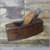 Antique Gleave Carpenter’s Beechwood Smoothing Block Plane - Preston Iron