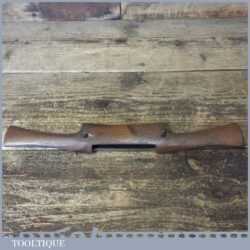 Vintage Beechwood Spokeshave 3” Cutter Crowsfoot Broad Arrow Dated 1950
