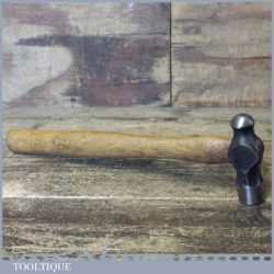 Vintage Ball Pein Hammer Wooden Handle - Good Condition