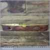 Vintage J Rabone & Sons Mahogany Brass 9” Boat Level - Good Condition