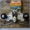 Vintage Boxed Stanley England No: 71 Hand Router Plane - Little Used