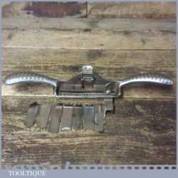 Antique Stanley USA No: 66 Nickel Plated Hand Beading Plane PAT Feb.9.86