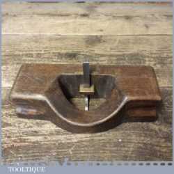 Vintage Beechwood Old Woman’s Tooth Hand Router Plane - Good Condition