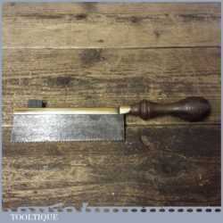 Vintage Spear & Jackson 6” Gentleman’s Brass Back Saw - Fully Refurbished