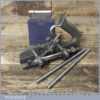 Vintage Record No: 044 Plough Plane With 8 Cutters - Fully Refurbished