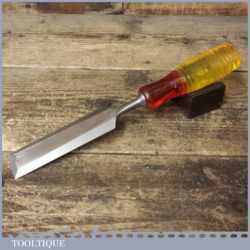 Scarce Marples Shamrock Carpenter’s 1 ½” Bevel Edge Chisel Shatterproof Handle