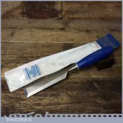 Vintage Marples Blue Chip Carpenter’s 1 ¼” Bevel Edge Chisel Sharpened Honed