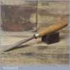 Vintage S. J. Addis Carpenter’s 11/16” Gouge Chisel - Sharpened Honed