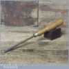 Vintage W. Marples Carpenter’s 5/16” Gouge Chisel - Sharpened Honed