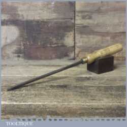 Vintage Alex Mathieson Carpenter’s 1/4” Wood Turning Gouge Chisel - Sharpened