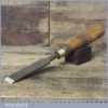 Vintage A Hildick Carpenter’s 1” Firmer Chisel - Sharpened Honed