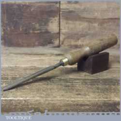 Vintage E A Bell & Son 3/8” Gouge Chisel - Sharpened Honed