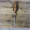 Vintage I Sorby Carpenter’s 1/4” Firmer Chisel - Sharpened Honed