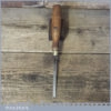 Vintage I Sorby Carpenter’s 1/4” Firmer Chisel - Sharpened Honed