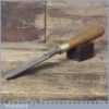 Vintage Samuel Newbould Carpenter’s 7/8” Gouge Chisel - Sharpened Honed