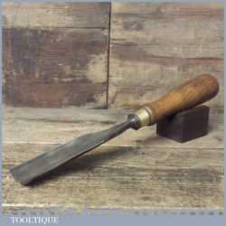 Vintage Sargent Wood Carving 1-5/16” Gouge Chisel - Sharpened Honed