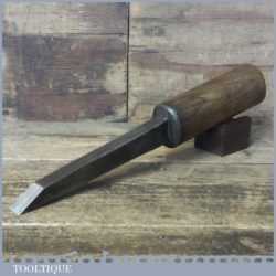Vintage Carpenter’s 11/16” Cast Steel Mortice Chisel - Sharpened Honed