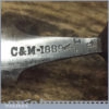 Vintage A Mathieson Carpenter’s 3/4” Gouge Chisel - Sharpened Honed